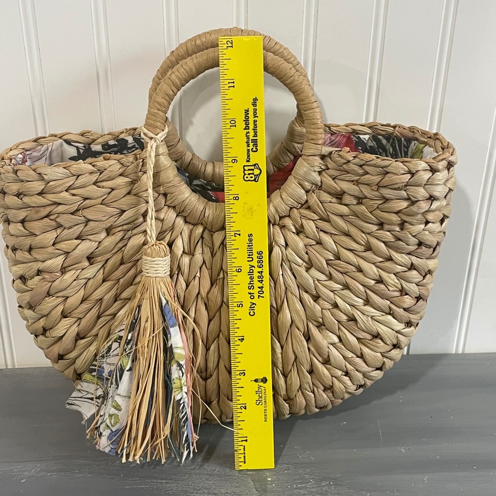 J. Jill Natural Woven Tote with Tassel - Picture 9 of 13